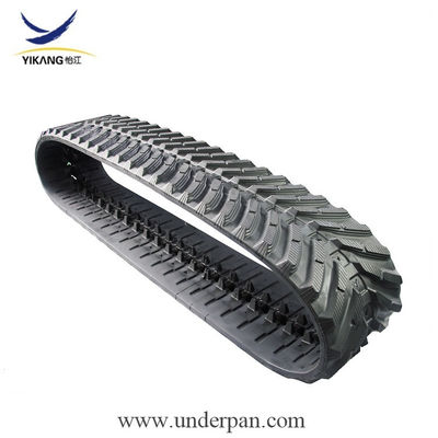 450x81x76W المطاط المسار ل حفارة أجزاء الهيكل السفلي رافعة الحفر