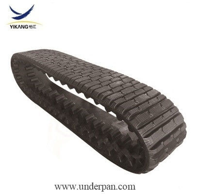 300x52.5x80N المطاط المسار لقطع غيار الهيكل السفلي لرافعة الحفر